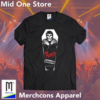 เสื้อยืดสีขาวเสื้อยืด พิมพ์ลาย M4 BAND MISFITS TAG MERCHCONS SIZE Outdoor DISTRO สําหรับผู้ชายS-4XL