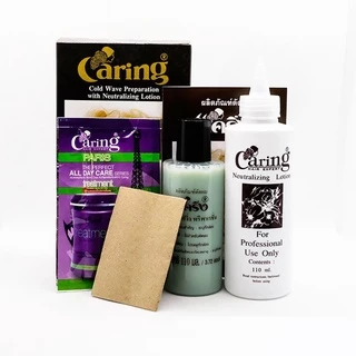 น้ำยาดัด แคริ่ง คอร์นี่ โคลด์ เวฟ /พรีพาเรชั่น ดัดข้าวโพด Caring Corny Cold Wave Lotion/Preparation 110 ml.