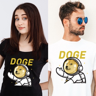 Limited Crypto Collection Edition! เสื้อยืดลาย #DOGE  by พ่อบ้านคริปโต