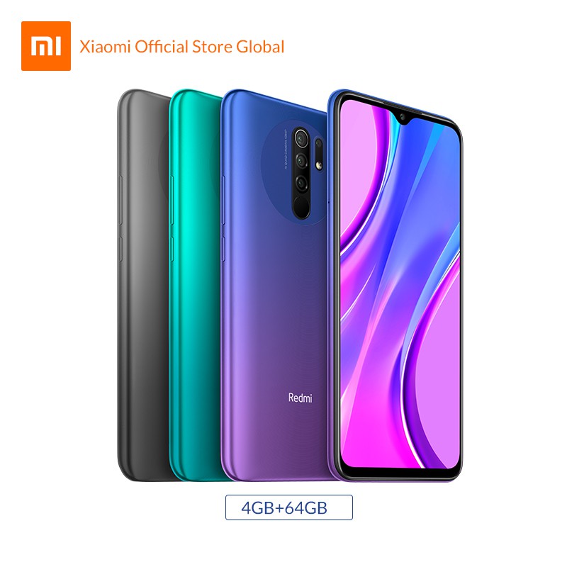 Xiaomi Redmi 9(4+64 GB) โทรศัพท์มือถือ | Global version |ประกันศูนย์ 1 ...