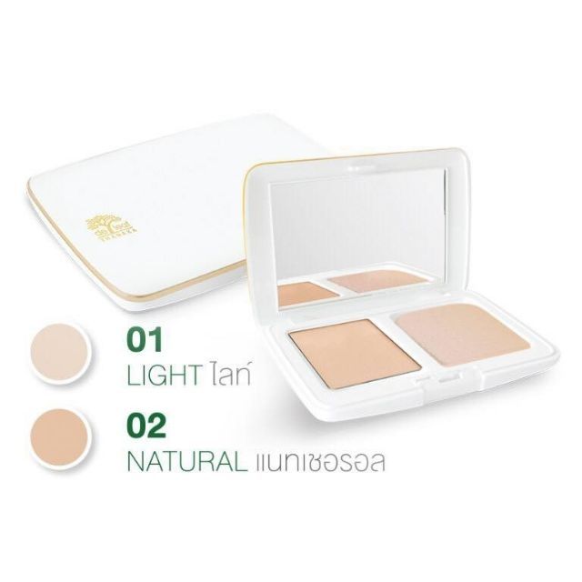 De Leaf Tanaka แป้งผสมรองพื้นบำรุงผิวหน้า ผสมสารป้องกันแสงแดด