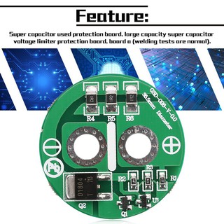 ♬ตัวเก็บประจุ Super Farad Capacitor 2 . 5 V ป้องกัน Limit Platen