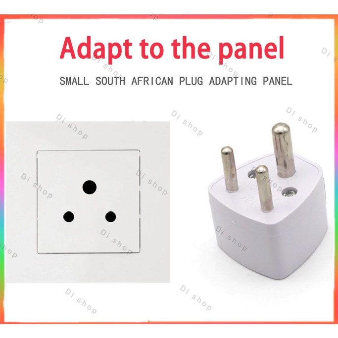 ปลั๊กแปลงขา ปลั๊กไฟ ใช้ที่อินเดีย/ศรีลังกา/เนปาล 10A  PLUG 3ขา