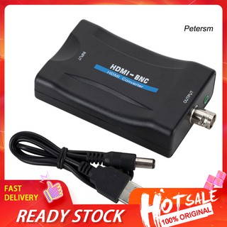 【พร้อมส่ง】อะแดปเตอร์แปลงสัญญาณวิดีโอ Hdmi เป็น BNC PAL NTSC ขนาดพกพา พร้อมสายเคเบิล