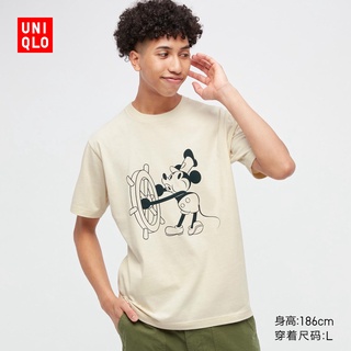 Uniqlo UT เสื้อยืดแขนสั้น พิมพ์ลายดิสนีย์ MFA ARCHIVE สําหรับผู้ชาย ผู้หญิง 452087สไตล์ดารา