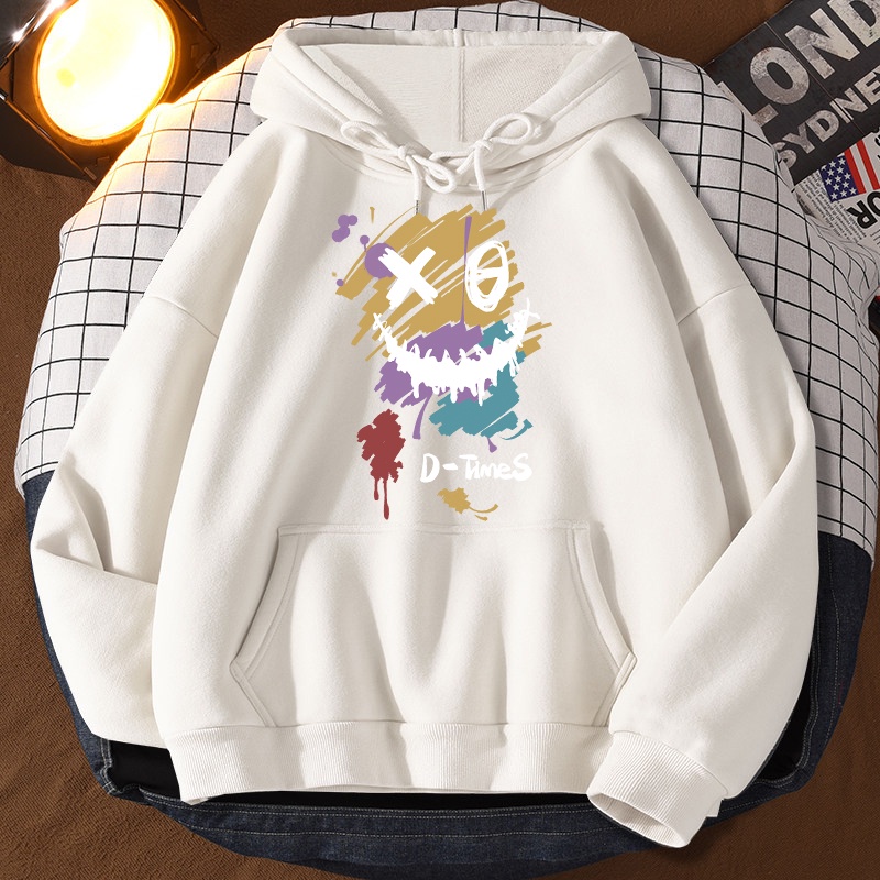 L321 เสื้อฮู้ดลายแฟชั่นสวยน่ารัก.เสื้อแขนยาว.มี7สีหลายไซส์(S-3XL)
