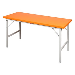 FOLDABLE TABLE LUCKY WORLD FGS-60150 OR ORANGE โต๊ะอเนกประสงค์เหลี่ยม LUCKY WORLD FGS-60150 OR สีส้ม โต๊ะอเนกประสงค์ เฟอ