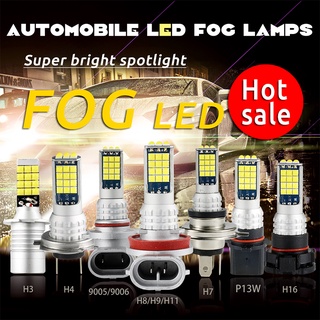 ไฟตัดหมอก H4 LED H3 H7 9005 HB3 9006 HB4 H8 H9 H11 H16 5202 P13W 6000K สําหรับรถยนต์ 1 ชิ้น