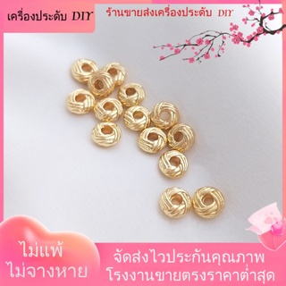 💖เครื่องประดับDIYขายส่ง💖ลูกปัดสับปะรด ชุบทอง 14K 3x6 มม. หลากสี สําหรับทําเครื่องประดับ สร้อยข้อมือ DIY