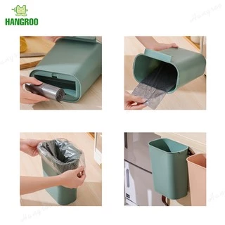 HANGROO H623 พร้อมส่ง!! ถังขยะ แบบแขวน มีที่เกี่ยวหลังบานพับ