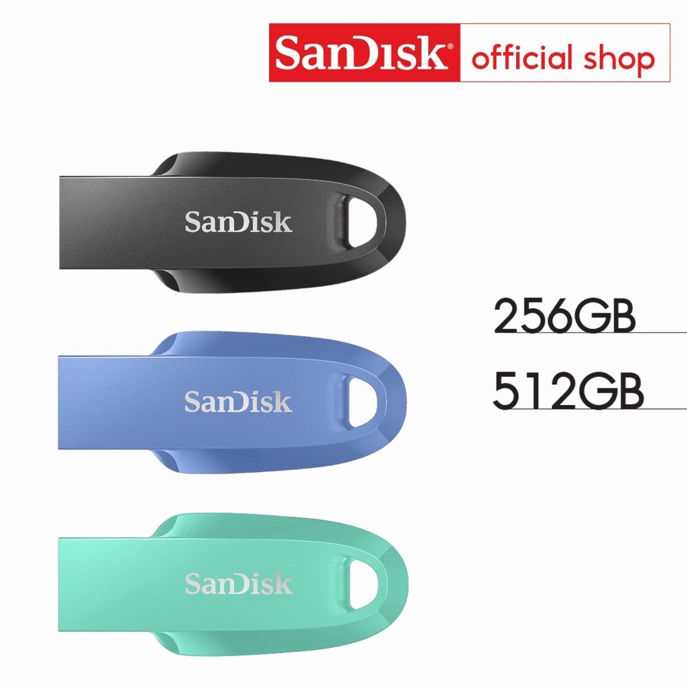 Sandisk ultra curve usb 3 2 gen1 flash drive 256gb 512gb sdcz550