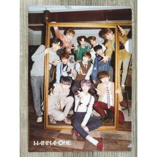 [แท้] แฟ้มพลาสติก แฟ้มใส WANNA ONE Premiere Fancon File Folder L-Holder คังแดเนียล จีฮุน ควานลิน องซองอู มินฮยอน จินยอง