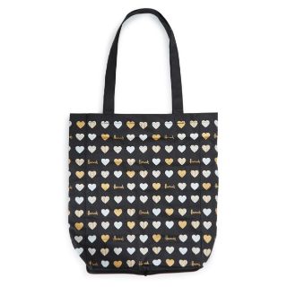 รุ่น Glitter Hearts Foldaway Shopping Bag***พร้อมส่ง