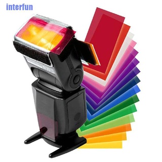 (Interfun) ฟิลเตอร์แฟลช 12 ชิ้น สําหรับ Canon Nikon Sony Yongnuo Dslr