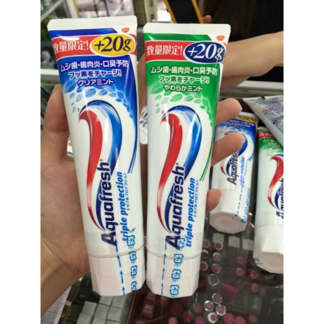 ใช้ดีมากๆ ยาสีฟันจากญี่ปุ่น Aquafresh Triple Protection
