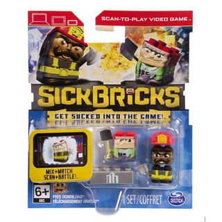 **คละแบบ ราคาต่อแพค** Sick Bricks, Double Character Pack  **แพคไม่สวย**