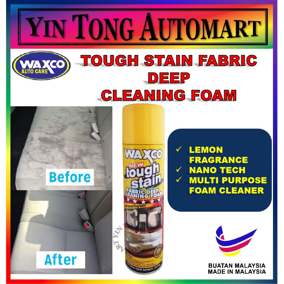 WAXCO Tough Stain Fabric Deep Cleaning Foam(500GM)