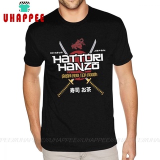 เสื้อยืดสีขาวเสื้อยืดแขนสั้น คอกลม ผ้าฝ้าย 100% พิมพ์ลาย Hattori Hanzo สไตล์ญี่ปุ่น สําหรับผู้ชายS-4XL