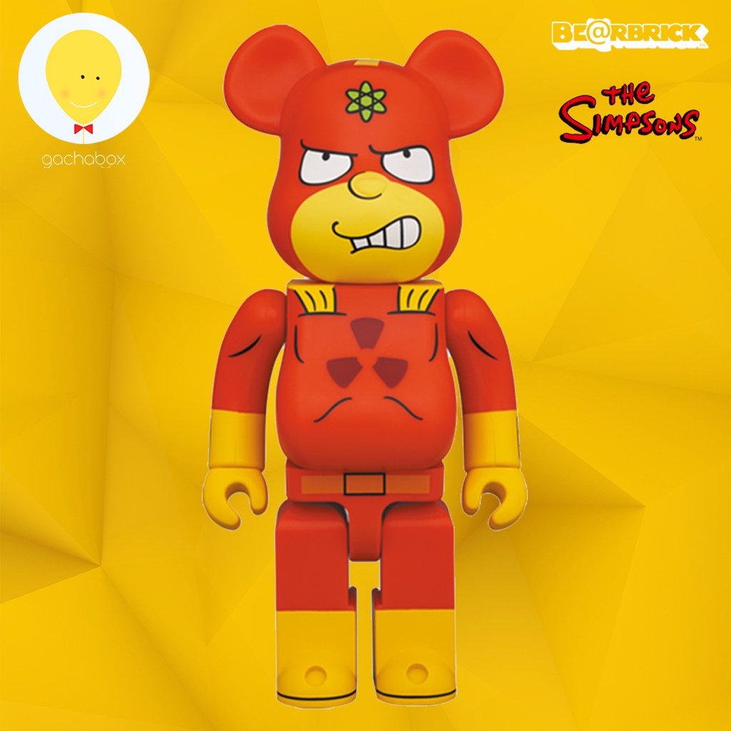 gachabox Bearbrick The Simpsons Radioactive Man 1000％ - แบร์บริค พร้อมส่ง ของแท้ Be@rbrick
