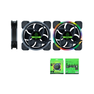 (กรุงเทพฯ ด่วน 1 ชั่วโมง) EGA TYPE F1 Case Fan RGB 120mm. พัดลมเคส รับประกัน 2 ปี