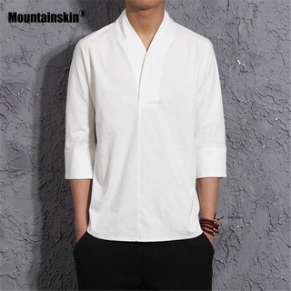 เสื้อยืดพิมพ์ลาย mountainskin สไตล์ฮาราจูกุสำหรับผู้ชาย