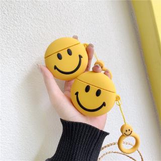 Smiley Face AirPods Case Cartoon Silicone Creative Popular Smiley AirPods 1 2 Cover