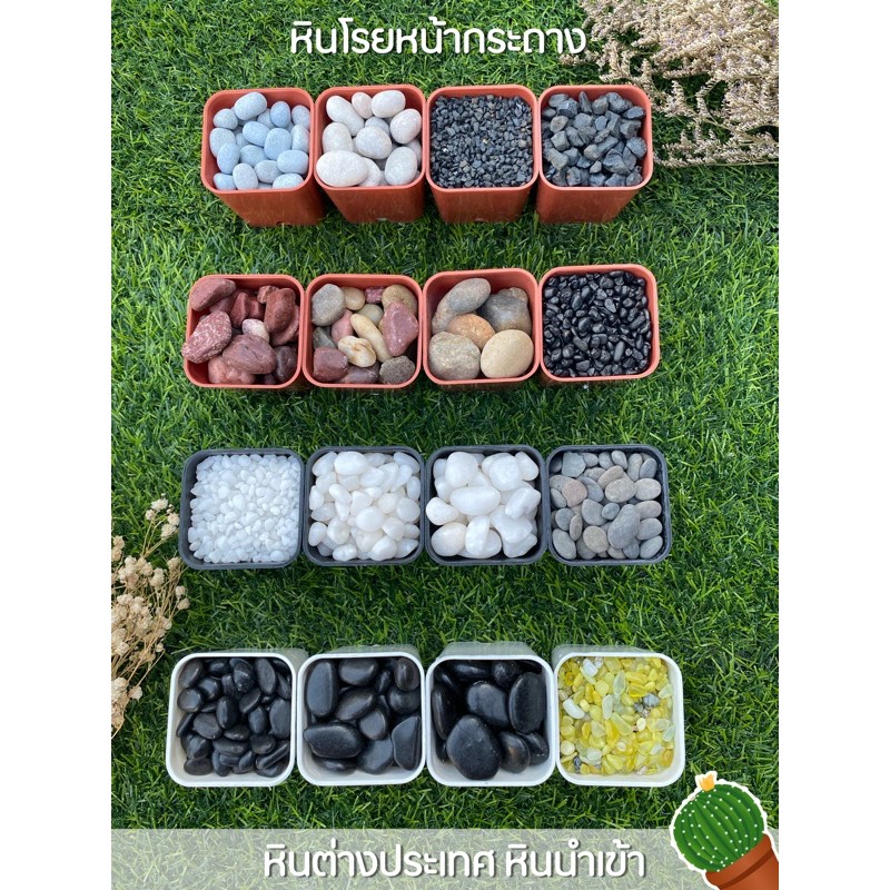 🌵หินญี่ปุ่น หินดำเงา หินขาวเงา หินดำนิล หินนำเข้าตกแต่งสวน หินโรยหน้ากระถาง  หินจัดสวนถาด หินใส่ตู้ปลา หินธรรมชาติ🌴
