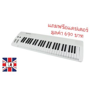 คีย์บอร์ด เปียโนไฟฟ้า midiplus easy piano 49key  แถมฟรีอแดปเตอร์มูลค่า 690บาท