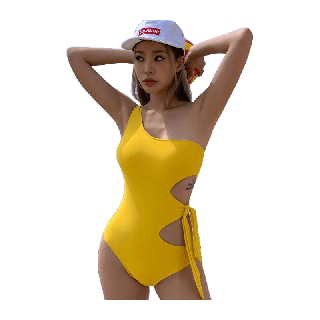 แฟชั่นเกาหลีผู้หญิง บิกินี่ Bikini เซ็กซี่ ผ้าเนื้อดี วันพีซ 2713#
