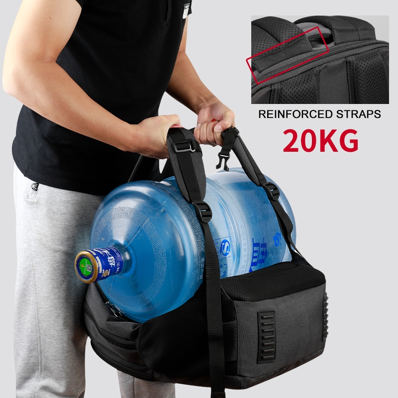 TIGERNU ไทเกอร์นู 3259 กระเป๋าเป้สะพายหลังแล็ปท็อปกันน้ําพอร์ต ยูเอสบี นักเรียนลําลองแฟชั่นกระเป๋าชั่งน้ําหนักมัลติฟังก์ชั่น (15.6 '')