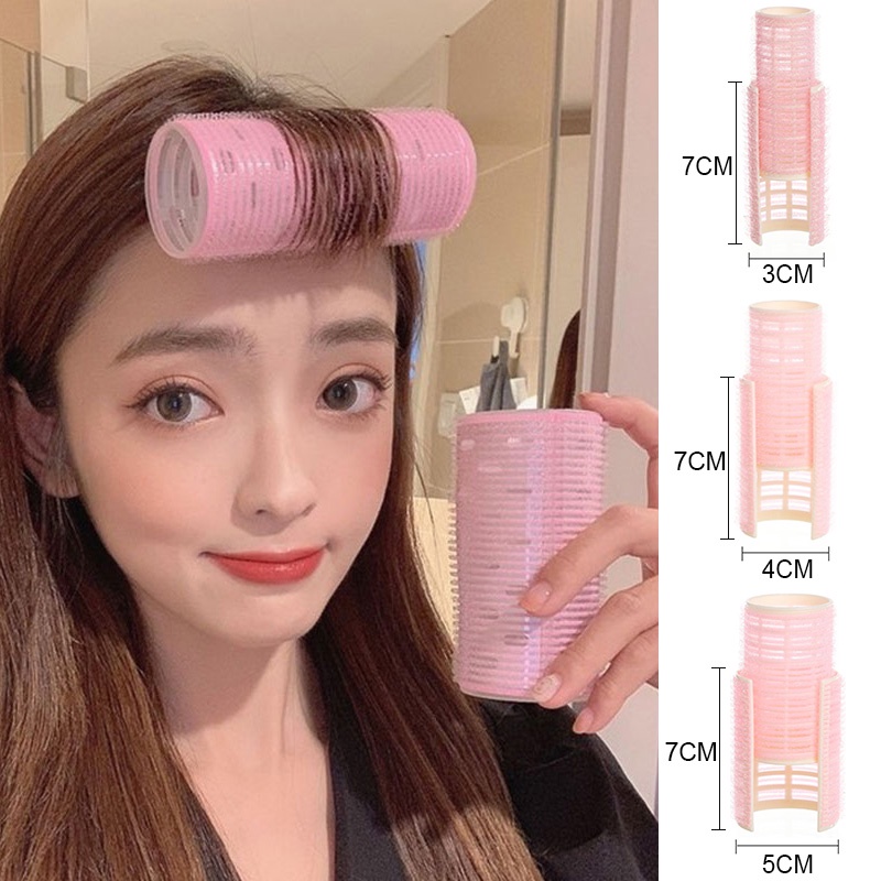 2 ชิ้น โรลม้วนผม อเนกประสงค์ โรลม้วนผมหน้าม้า Hair Roll ไม่มียุบ โรล