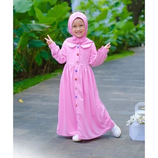 Zea MAXY KIDS KF วัสดุเครป ITY CREPE (7-8 ปี) โมเดลเด็กผู้หญิงมุสลิม