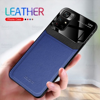 Luxury Leather Phone Cover For Xiaomi Redmi Note11 11S Case Redme Note11S Note11s Not Plexiglass Protection Back Fundas