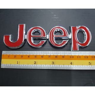 Logo Jeep งานเหล็ก 13×4cm