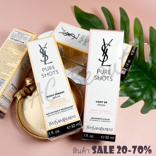 ป้ายไทย_YSL PURE SHOTS night reboot serum30ml/ YSL PURE SHOTS light up serum 30 ml/ YSL PURE SHOTS Y Shape serum 30ml