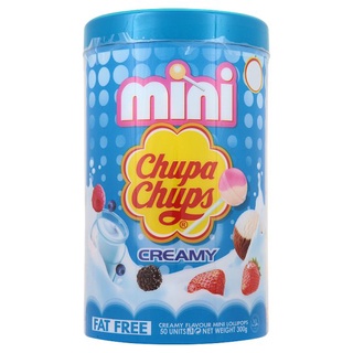 🔥แนะนำ!! จุ๊บปาจุ๊บ อมยิ้มรวมกลิ่นครีมต่างๆ 6กรัม x 50 ชิ้น Chupa Chups Creamy Flavour Mini Lollipops 6g x 50pcs