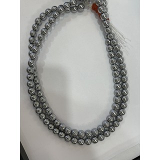 metallic pyrite bead. 8 MM