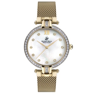 Beverly Hills Polo Club BP3257C.120 นาฬิกาข้อมือผู้หญิงสายสแตนเลส Gold-Tone