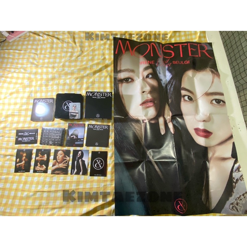 อัลบั้ม Monster irene&seulgi  แท้ 100% ได้ของตามรูป การ์ดสุ่มพี่เบ