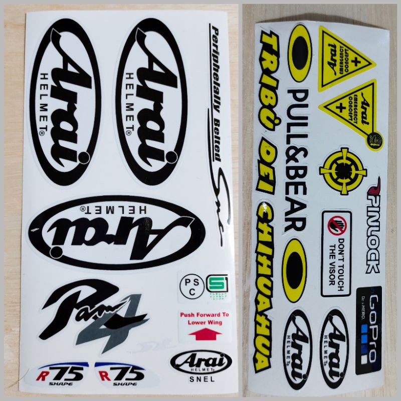 ชุดสติ๊กเกอร์ Arai ram 4