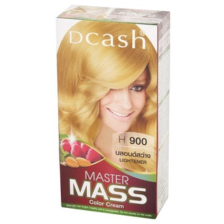 ราคาพิเศษ!! ดีแคช มาสเตอร์ แมส ครีมเปลี่ยนสีผม H 900 สีบลอนด์สว่าง 1 ชุด D Cash Master Mass H 900 Lightener Color Cream