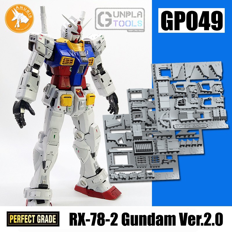 [ Anubis Studio ] พาทเสริมสำหรับเพิ่มดีเทล GP-049 สำหรับ RX-78-2 Gundam Ver.2.0 (PG 1/60) [Gundam / 
