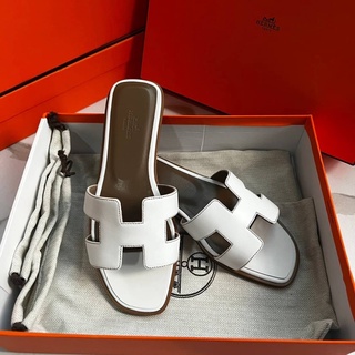 รองเท้าแตะ Hermes sandal epsom leather งานสั้งตัตงานสลับเเท้  series code ทุกคู่เหมือนของเเท้เเบบเเยกไม่ออก💛