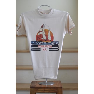 เสื้อยืดวินเทจ  -Sport-T Vintage Sine 1970-ผ้า 50/50 Label #USA