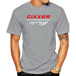 ROUND คอลูกเรือเสื้อยืด ผ้าฝ้าย พิมพ์ลาย Gixxer Superbike Motorcycle Biker Gsxr Drop A Gear แฟชั่นฤดูร้อน สําหรับผู้ชาย