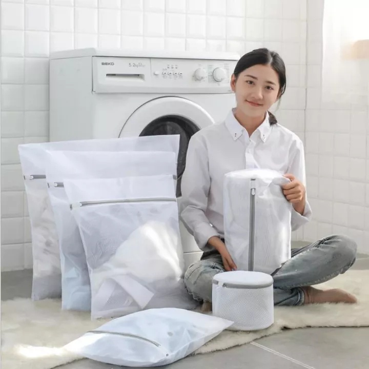 ถุงซักผ้า ถุงซักถนอมผ้า wash bag มัลติฟังก์ชั่น ทนต่อการสึกหรอ และทนทาน ป้องกันเสื้อผ้าไม่ให้พันกัน ป้องกันเสื้อผ้าจากแบ