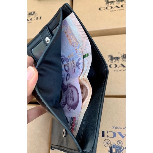COACH SNAP CARD CASE IN SIGNATURE CANVAS - bagoutlet.shop - ThaiPick