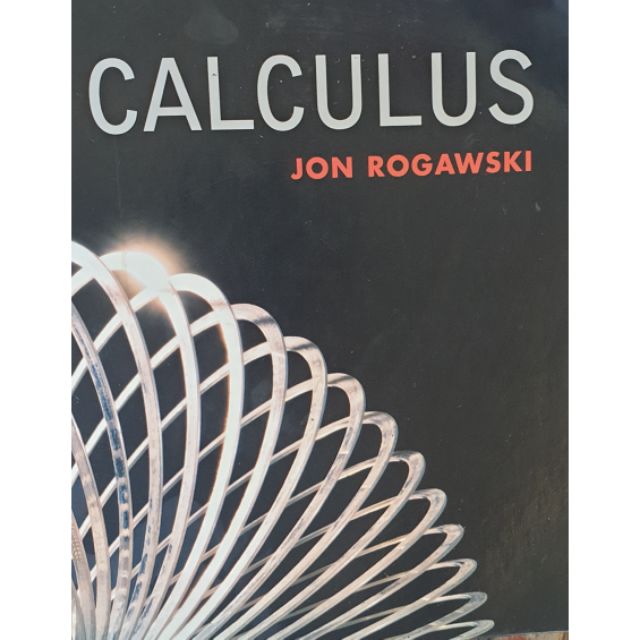 Textbookมือสอง Calculus by jon rogawski 1 st edition