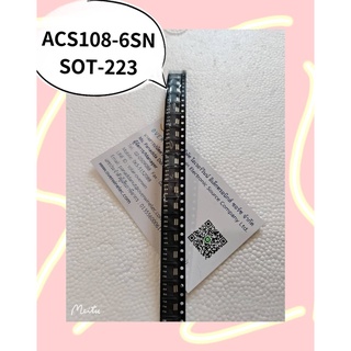 ACS108-6SN SOT-223  สินค้ามีสต็อก พร้อมส่ง