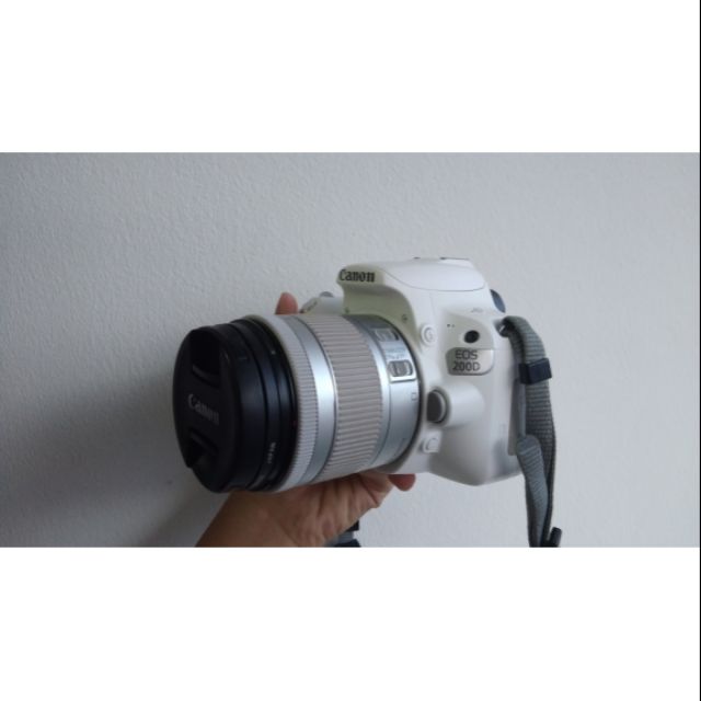 กล้อง DSLR Canon EOS200D สีขาว มือสอง ของแถมเพียบ